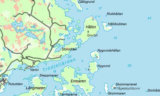 Lokaler för profilinventering 7 ref. Norrskär 6 4 3 2 1 ref. Eggegrund Figur 15.