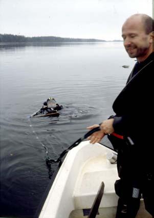 Blåstångens utbredning i Trödjefjärden. Under 1990-talet kan en markant ökning av blåstång konstateras längs kusten i Trödjefjärdsområdet (Se Hårdbottenflora ).