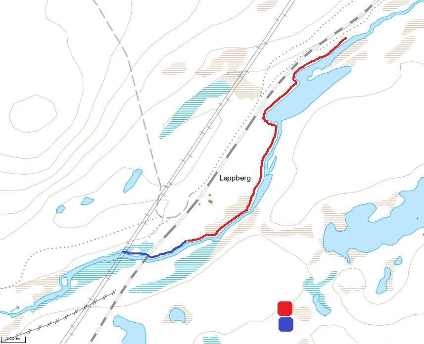 Bakgrund och syfte På uppdrag av Trafikverket genomförde Licab AB 2014 en biotopkartering av Vuottasjohka vid Lappbergs bangård.