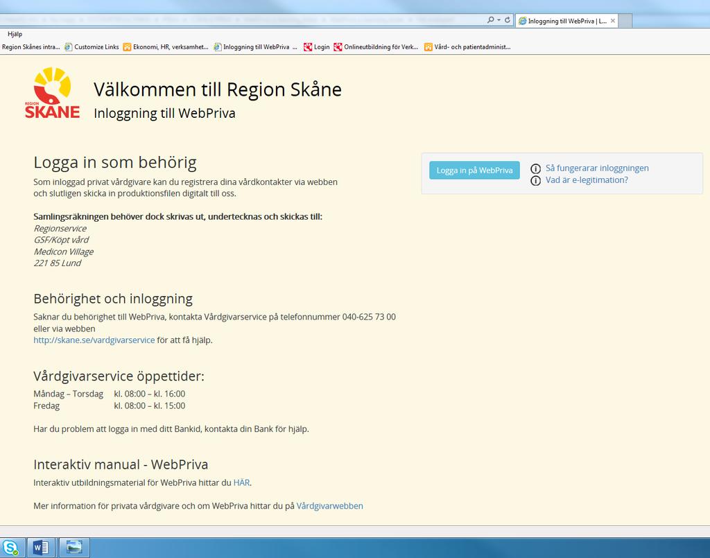 4 Logga in enligt instruktioner med Mobilt BankID.