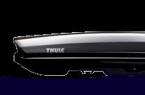 Packa smart THULE Touring Alpine svart. Öppningsbar från långsidan, för bekväm montering, i- och urlastning.