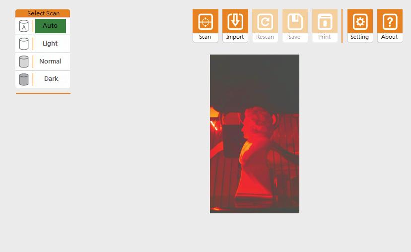 Skanningsprogram När du har placerat objektet på vridbordet, aktivera skanningen via XYZscan. Se "Bruksanvisning för XYZscan" för fullständiga instruktioner.
