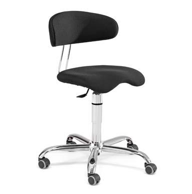 Sadelstol i konstläder [234671] 3.099:- Sadelstol i tyg [234681] 3.099:- Sadelstol trent Prisvärd sadelstol med de grundläggande funktionerna. Sits av slitstark polyuretan.
