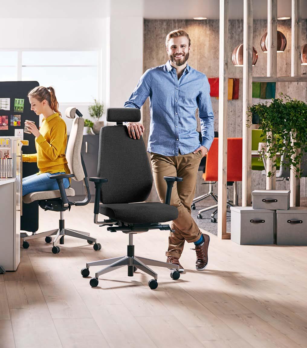Ergonomiska stolar med hög kvalitet Kontorsstolen är en viktig detalj som ger ett stort bidrag till funktion och välmående på arbetsplatsen.