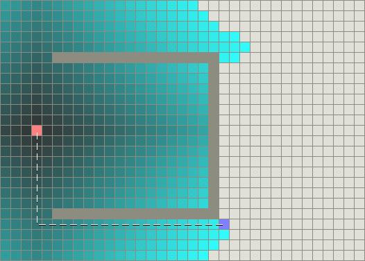 5.2.2 Tolk Tolken läser av en fil som innehåller information om hur navmeshen är uppbyggd. Informationen har exporterats från programmet Blender där den ursprungliga kartrepresentationen skapades.