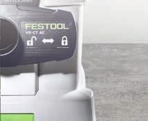 Med rätt dammsugare från Festool säkerställer du att dammet fastnar i dammsugaren istället för i lungorna.