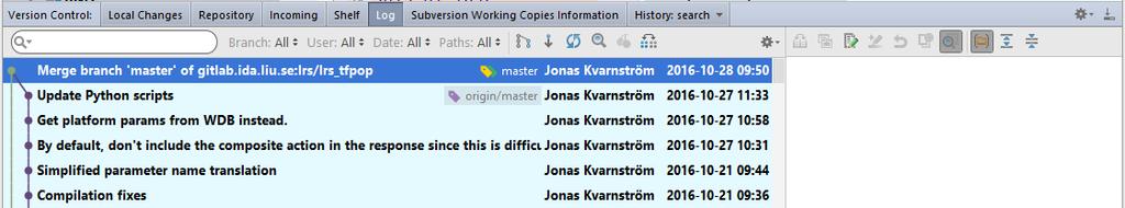 avklarats, en feature implementerats, Se historiken på gitlab.ida.liu.