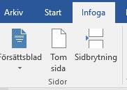 22.5 Spara dokument som mall1.docx Du kan alltid öppna detta dokument och använda som mall 22.6 Använda mall1.docx Starta word eller dubbelklicka på mall1.docx. Skriv ditt dokument och glöm inte att spara som när du har börjar skriva ditt dokument (dvs ändra namn till t.