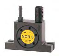 Pneumatiska Rullvibratorer Serie NCR Roterande