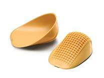 HÄL & FOTLED HEEL CUPS Ger lätt skydd till hälen vid daglig hälisättning. Lindrar fotvalv-, fotleds-, ben- och ryggsmärta.