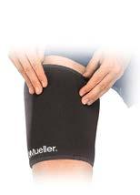 KNÄ, LÅR & VAD ADJUSTABLE KNEE SUPPORT Knästöd med ett patenterat justerbart spännband för skadade eller artritiska knän. Passar både höger och vänster knä. Storlek: En storlek ART. NR.