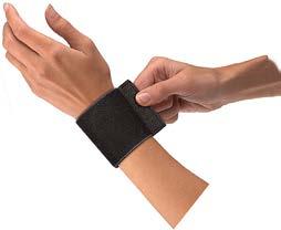 ÖVRIGA SKYDD ADJUSTABLE WRIST BRACE Justerbart handledsstöd idealiskt för karpaltunnelsyndrom och svaga eller skadade handleder.