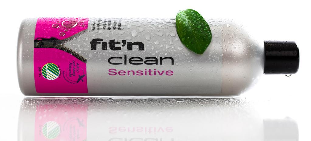 TVÄTTMEDEL FIT N CLEAN Bryter effektivt ner doftmolekylerna i tygen och tar därmed bort orsaken till den dåliga lukten