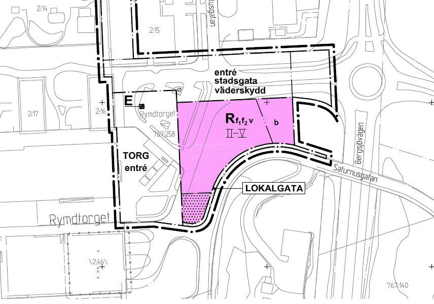 Detaljplanen Detaljplanen Rymdtorget - en tyngdpunkt I stadens Strategi för utbyggnadsplanering och Trafikstrategin, pekas Rymdtorget ut som en av stadens mindre knutpunkter som kan utvecklas till en