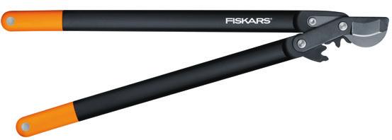 Fiskars Solid XL lövräfsa med aluminium skaft och 65 cm brett plasthuvud med flexibla pinnar är idealisk