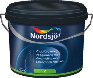 pris 339:- 649:- Väggfärg Original Matt 7 BW 10L Ger en matt och behaglig yta till dina