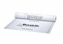 Combi golv och vägglim eller Bostik Membrane 8010 Combi, 8020 Floor & Wall, 8060 Rapid, 8050 White DF eller 8070 Light LT.