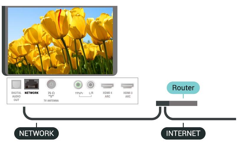 nätverket med statisk IP-adressering kan du även ställa in Statisk IP för TV:n.