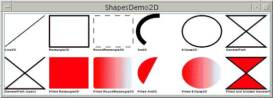 GrIP vt9: Föreläsning - D-grafik Yngve Sundblad 9-- D-grafik i Java Transformationer i JavaD GeneralPath p new GeneralPath(); p.moveto(5, 5); p.lineto(5, 5); p.lineto(, ); p.
