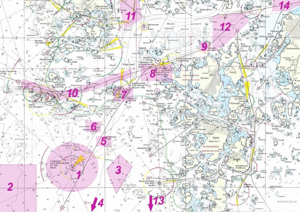 4.5 Geografi Nedan, i figur 4, redovisas de geografiska områden som benämndes som riskfyllda av respondenterna och som har direkt betydelse för studien. Figur 4. Geografiska riskområden, 1.