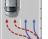 1) Förhindrar över- eller understyrning genom punktvis bromsning av individuella hjul. Låsningsfria bromsar (ABS).