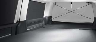 Multivan Interiör och komfort. 4 6 1 3 2 5 7 1 System med skenor.