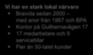 I Blekinge har vi en lång erfarenhet av VS-installationer och VS-Service Karlskrona VS Jan Andersson Avdelningschef Vi har en stark lokal närvaro Bravida sedan 2000