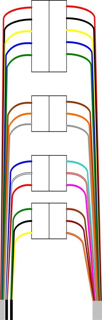 6. Wiring Connector type Function Applies to 88x Cable from lock Function Cable ASSA 872 6-pole connector Solenoid, trigger bolt All 88x Red Solenoid + (24VDC stab) Red Black Common Black Yellow Door