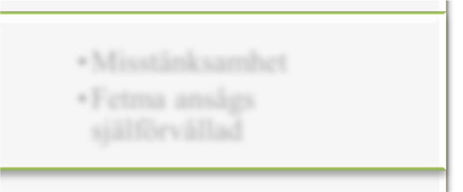 underkategorier efter analyseringsprocessen (se Tabell 2)