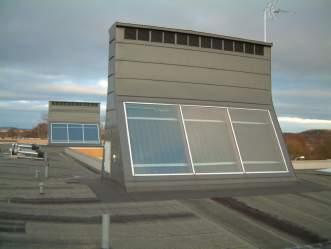 SOLAR CHIMNEYS SOLKYLA Foto: Lars Andrén Illustration: Climatewell SOLVÄRME v/s