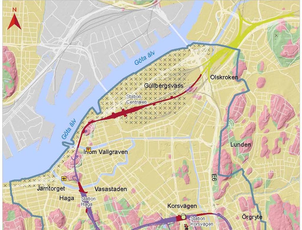6.3 Omfattning av undersökningar 6.3.1 Tidigare utförda utredningar Information från ett antal tidigare utredningar har inhämtats.