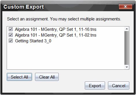 Detta är användbart för att exportera poäng under en tidsrymd då endast elevens namn och poäng exporteras. 1. Klicka på Arkiv > Exportera data eller klicka på. 2.