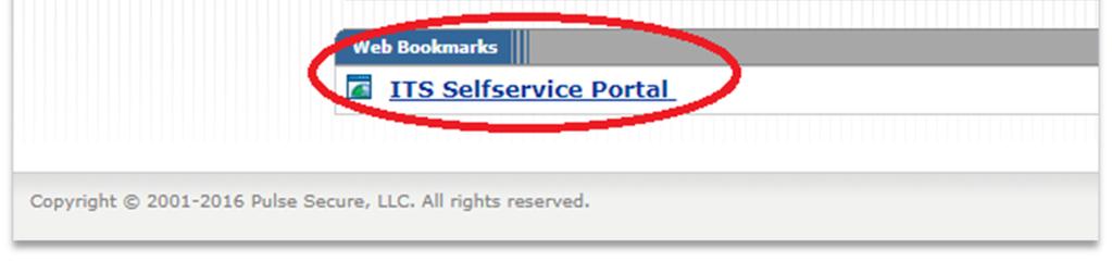 http://selfservice.itsnordic.net Om du loggar in utanför ITS Desktop behöver du logga in två gånger.