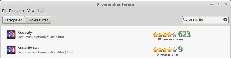 Installera ytterligare program Du har redan tillgång till många program i Mint men det är ändå bara en liten del av alla de program som du kan installera och använda i ditt nya system.