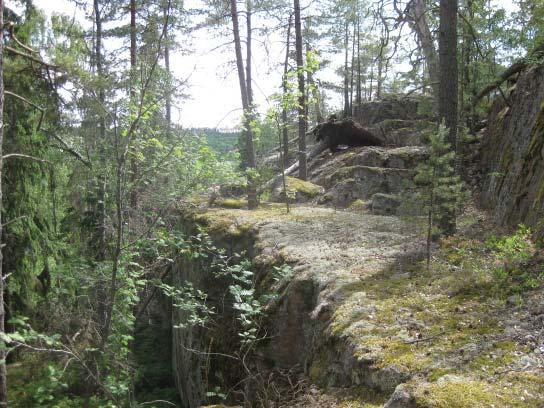 Utsiktsplatå I den lägre liggande delen är