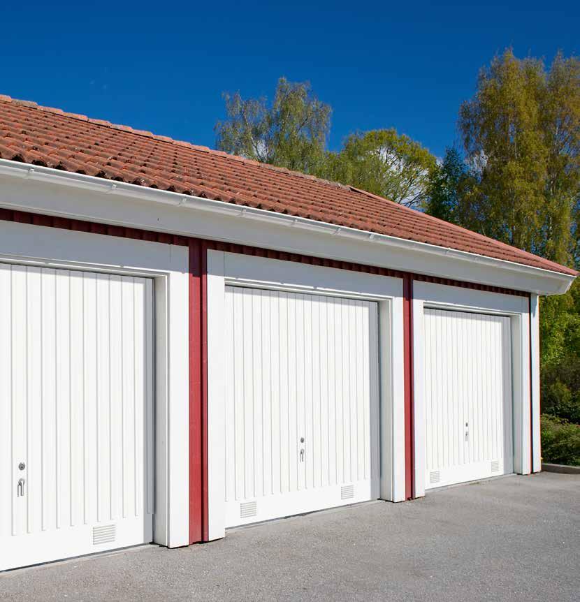 FAVORIT STÅLPORT Sveriges genom tiderna mest sålda portmodell! En underhållsfri garageport som håller i längden!