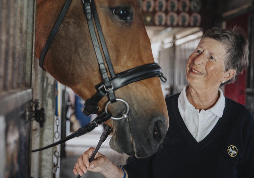 Stoet Richelle 2 har köpt i Tyskland. I år har de tävlat tillsammans i SM och under Falsterbo Horse Show.