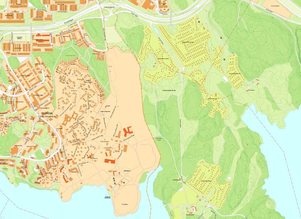 Sida 3 (10) Tyresövägen Sköndal Flatens naturreservat Området ligger i södra Stockholm mellan bebyggelsen vid Sköndal och Flatens naturreservat.