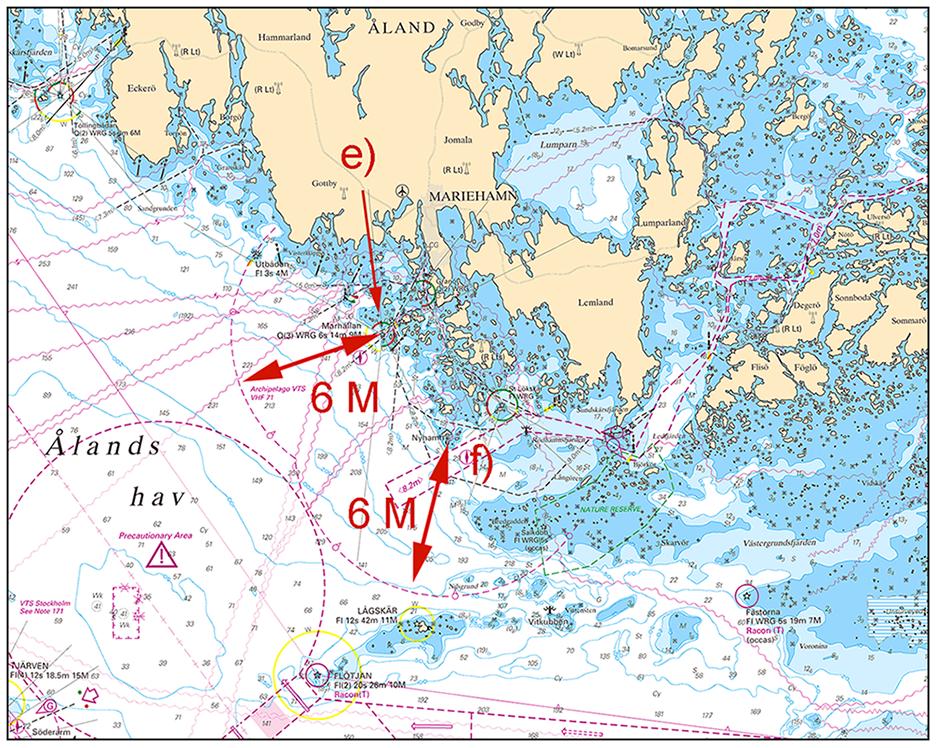 2016-03-31 7 Nr 592 Archipelgo VTS områdets yttre gränser har ändrats utanför Enskär, Marhällan och Nyhamn. Dessutom har VTSområdets östra gräns mot Hanko VTS justerats vid Fläckgrund.