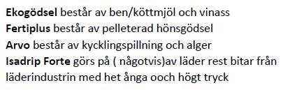 var att ta redan på om man med tilläggsgödsel kunde få bättre kvalité och högre skörd som