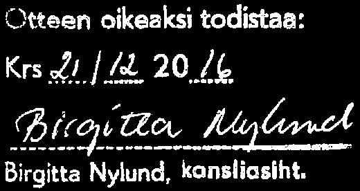 Pykälän liite: