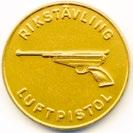 Lagtävling Plakett får utdelas vid riks-, nationell, landsdels-, och kretstävling: i guld (förgyllt brons) till