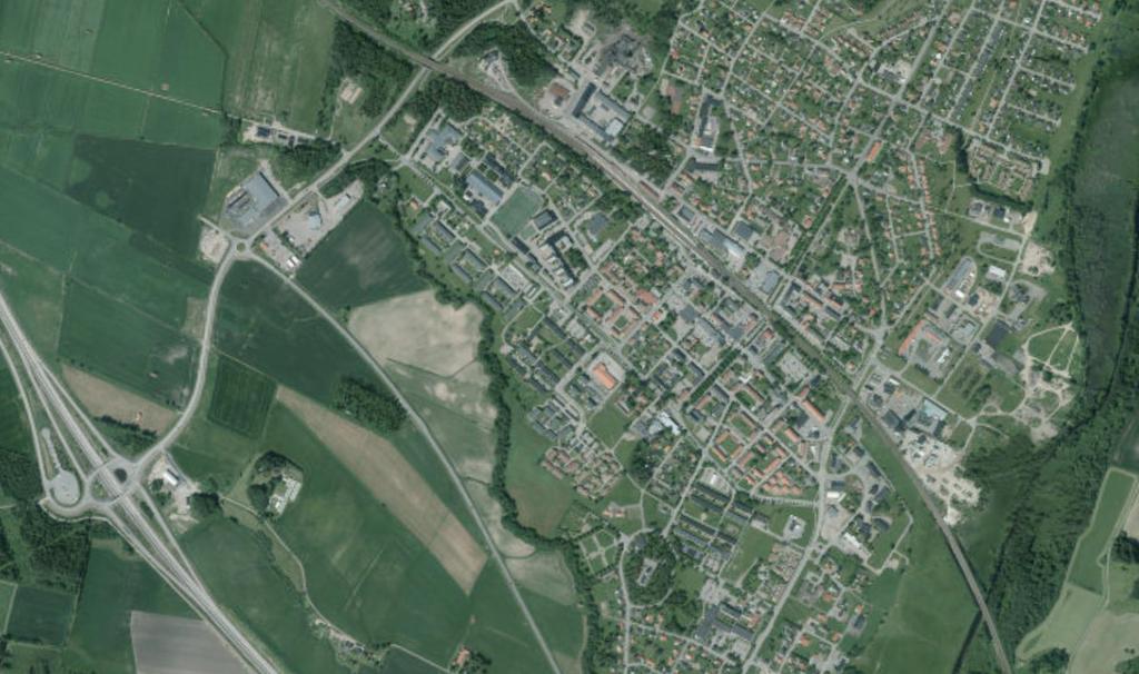 Förstudie Tierp vårdcentrum - Översiktskarta A Tierps station B Tierps vårdcentrum 5 1 Tierp 173:1 Tingshuset 4 2 Tierp 24:7