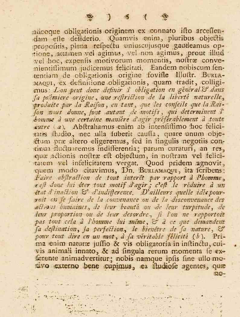 6»adeoque obiigationis originem ex connato ifto arceflendam efle defiderio.
