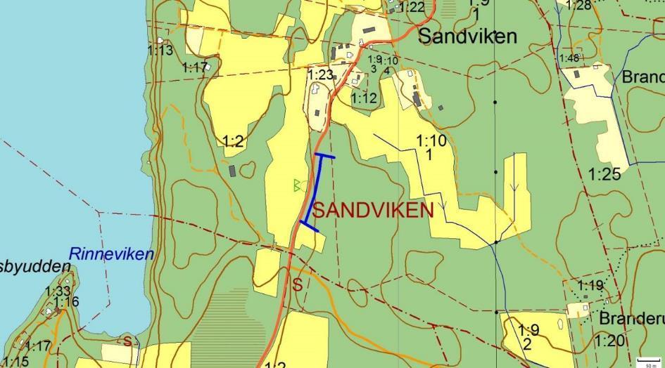 Hänsynsobjekt 2219, Sandviken, SANDVIKEN Motivering: Svinrotsäng i brynmiljö.