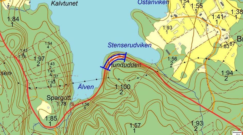 Artrika vägkanter 2212, Hunduddarne, BRÅTNÄS Motivering: Rikblommande vägkant med mycket fibblor och åkervädd. Stort blåeldinslag.