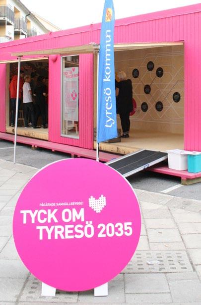 TYRESÖ 2035 ÖVERSIKTSPLANEN I KORTHET 19 TILLSAMMANS FORMAR VI TYRESÖ MÅNGA HAR BIDRAGIT I ARBETET Arbetet med översiktsplanen har engagerat Tyresöbor i alla åldrar, företagare och föreningar på ett