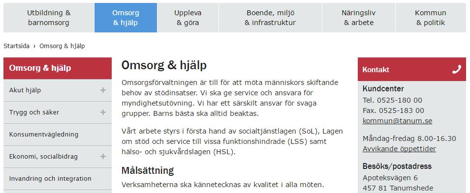 Plustecken på undermenyn betyder att den sidan kan expanderas och göra fler sidor tillgängliga. 1.3 Problembeskrivning Användare vet inte alltid exakt vad de letar efter.