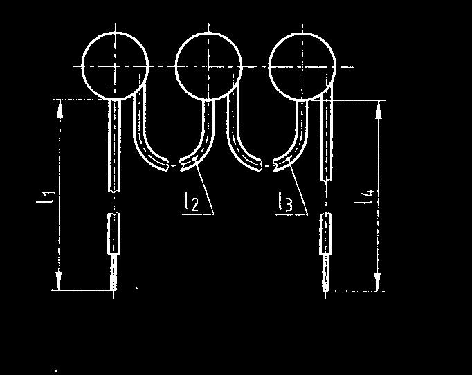 Miniatyrtermistor Om man önskar standardlängd behöver man ej specificera l1 till l4 Temperatur E Enkel Termistor Z Dubbel D Trippel S Standard längd K Kundanpassad längd