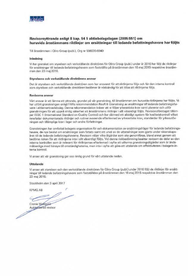 4. Revisorsyttrande enligt 8 kap.